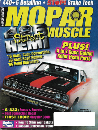 MOPAR MUSCLE 1998 SEPT - 300M, Mr. NORM/BELLE's Ram